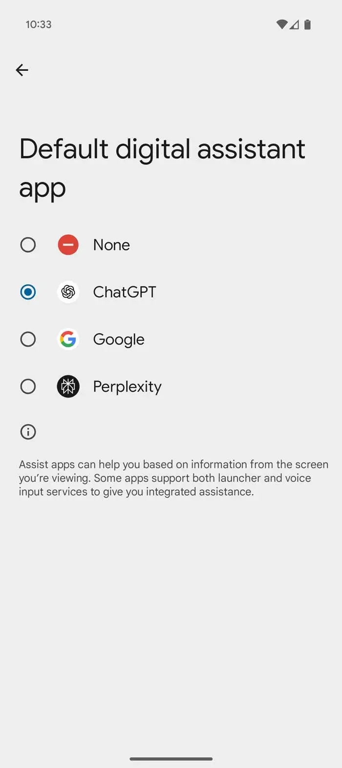 ChatGPT sekarang dimungkinkan untuk pengguna sebagai asisten android default!